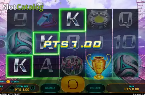 Скрин4. Capital City Derby слот