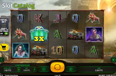Скрин2. Zombie Apocalypse (Expanse Studios) слот
