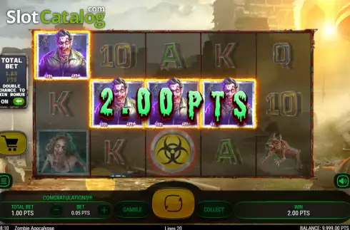 Скрин3. Zombie Apocalypse (Expanse Studios) слот