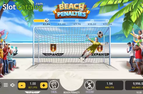 Скрин3. Beach Penalties слот