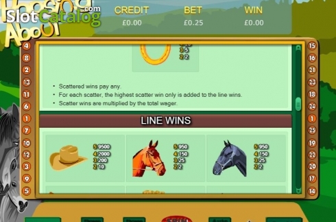 Скрин5. Horsing About слот