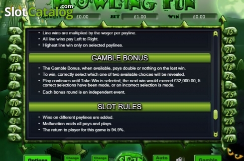 Скрин8. Howling Fun слот