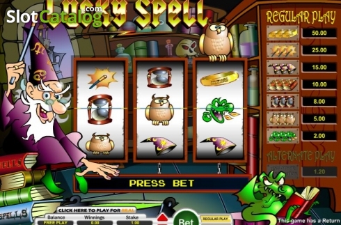 Скрин2. Lucky Spell слот