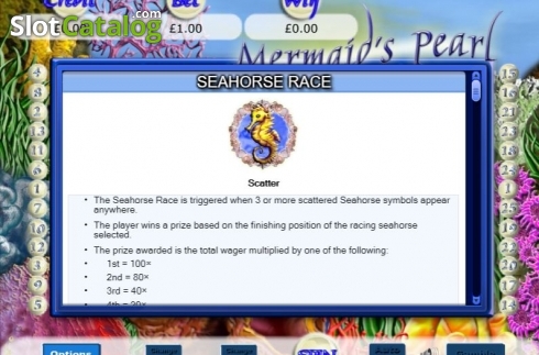 Скрин3. Mermaid's Pearl (Eyecon) слот