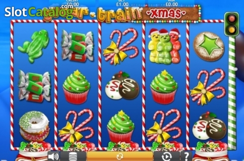 Скрин2. Sugar Train Xmas слот