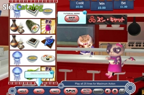 Скрин2. Sushi Cat слот