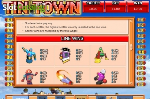 Скрин5. Tin Town слот
