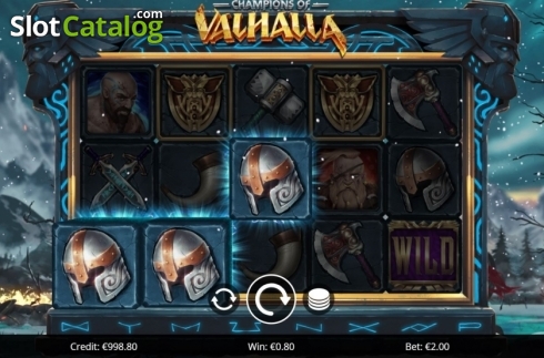 Скрин3. Champions of Valhalla слот