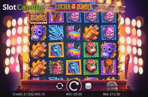 Скрин2. Lucha Rumble слот