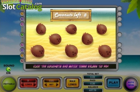 Скрин3. Paradise Reels слот