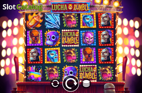 Скрин2. Lucha Rumble Jackpot слот