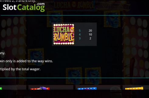 Скрин7. Lucha Rumble Jackpot слот
