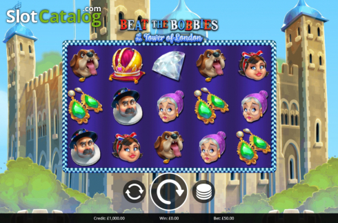 Скрин2. Beat The Bobbies at the Tower of London слот