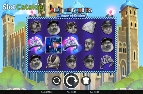 Скрин3. Beat The Bobbies at the Tower of London слот