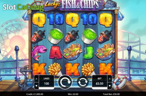 Скрин2. Lucky's Fish & Chips слот