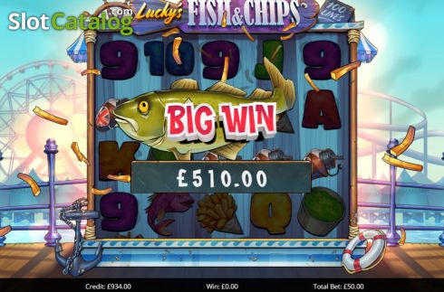 Скрин5. Lucky's Fish & Chips слот