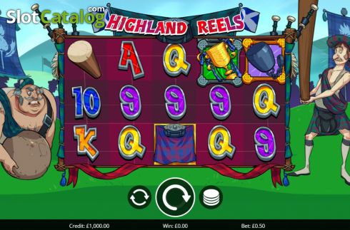 Скрин2. Highland Reels слот