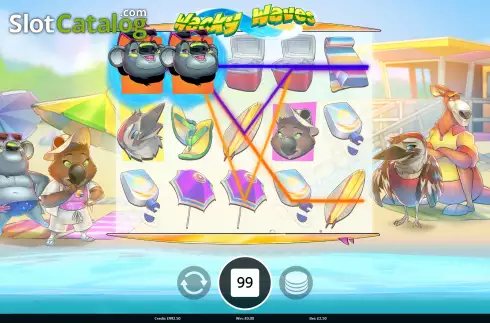 Скрин3. Wacky Waves слот