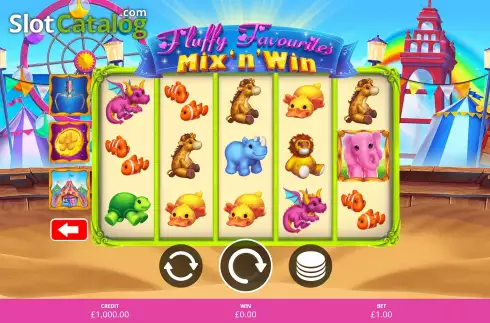 Скрин2. Fluffy Favourites Mix 'n' Win слот