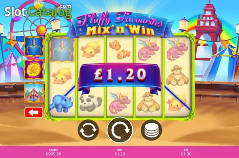 Скрин3. Fluffy Favourites Mix 'n' Win слот