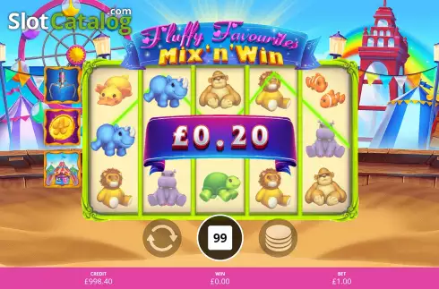 Скрин4. Fluffy Favourites Mix 'n' Win слот
