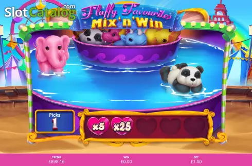 Скрин7. Fluffy Favourites Mix 'n' Win слот