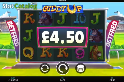 Скрин4. Giddy Up! слот