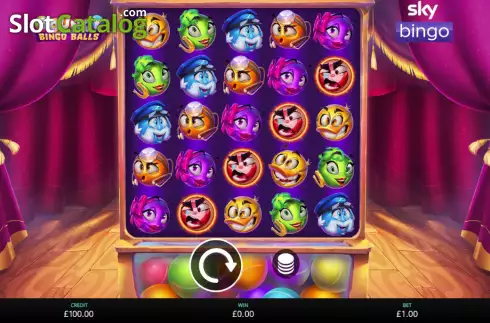 Скрин2. Bouncy Balls Sky Bingo слот