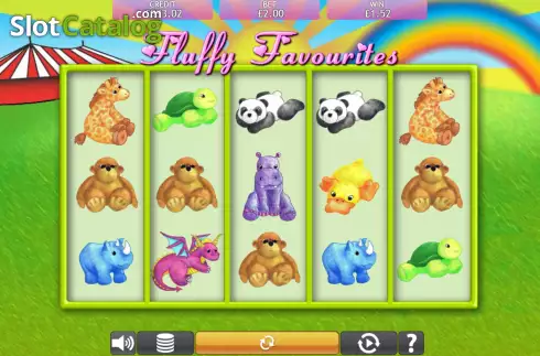 Скрин2. Fluffy Favourites слот