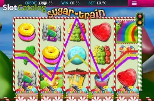 Скрин4. Sugar Train слот