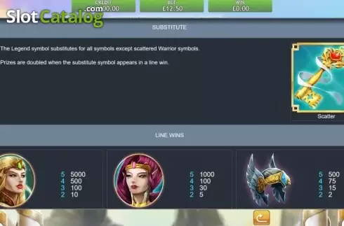 Скрин3. Fae Legend Warrior слот