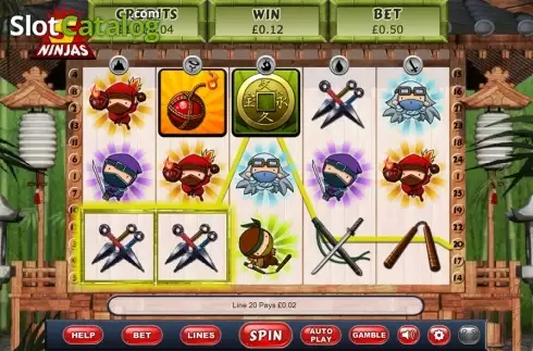 Скрин5. 5 Ninjas слот