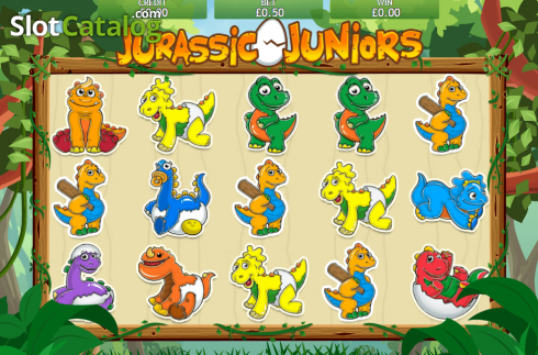 Скрин2. Jurassic Juniors слот