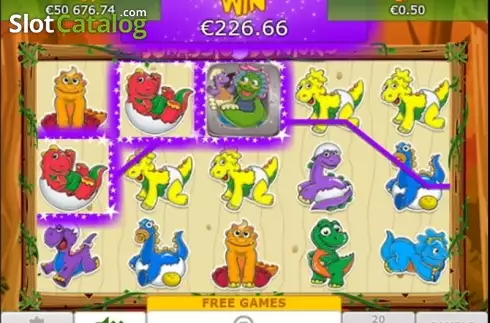Скрин3. Jurassic Juniors слот
