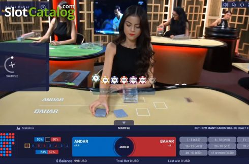 Скрин2. OOTT Andar Bahar слот