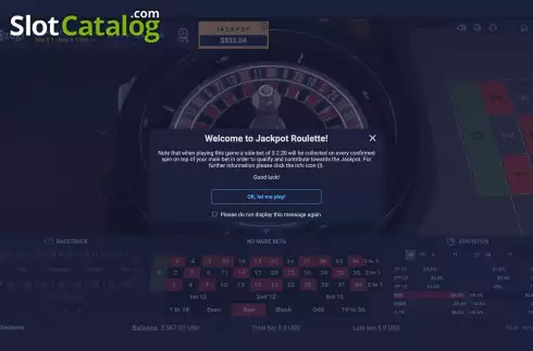 Скрин2. Jackpot Roulette (Ezugi) слот