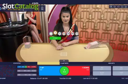 Скрин3. Lucky 7 (Ezugi) слот