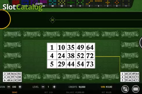 Скрин2. Maya Bingo слот