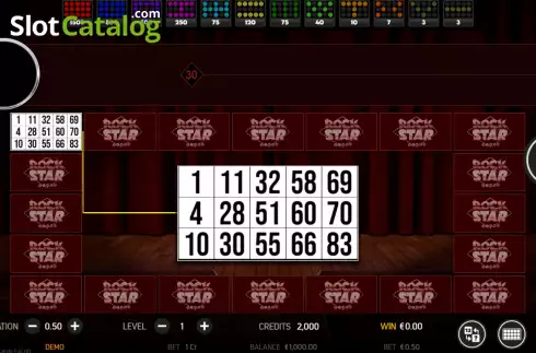 Скрин2. Rock Star Bingo слот