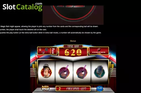 Скрин9. Rock Star Bingo слот