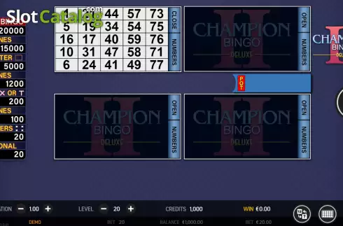 Скрин2. Champion Bingo II Deluxe слот