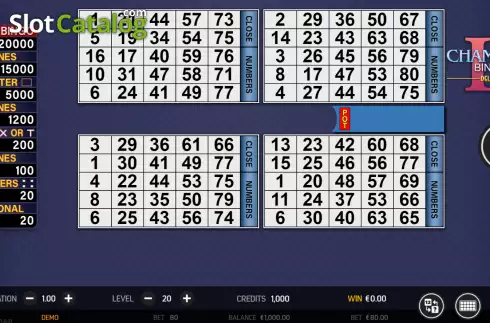 Скрин3. Champion Bingo II Deluxe слот