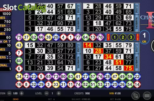Скрин7. Champion Bingo II Deluxe слот
