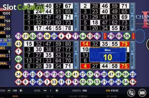Скрин8. Champion Bingo II Deluxe слот