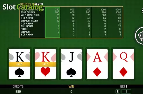 Скрин3. Deuces Wild (FBM Digital Systems) слот