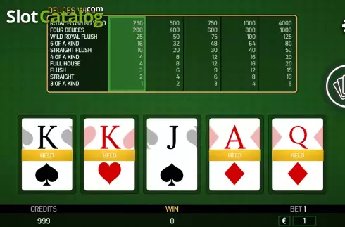 Скрин4. Deuces Wild (FBM Digital Systems) слот