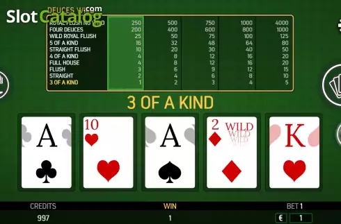 Скрин6. Deuces Wild (FBM Digital Systems) слот
