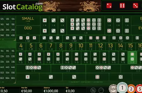 Скрин2. Sicbo Macau слот