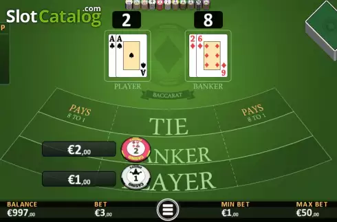 Скрин4. Baccarat (FBM Digital Systems) слот