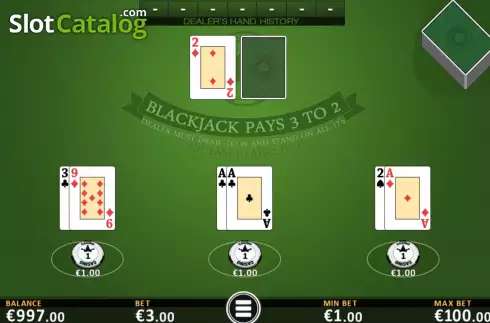 Скрин4. Black Jack (FBM Digital Systems) слот